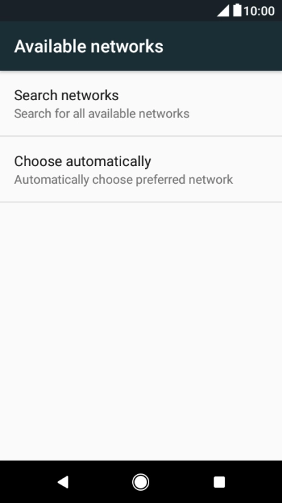 Press Choose automatically.