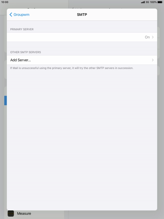 Press the field below 