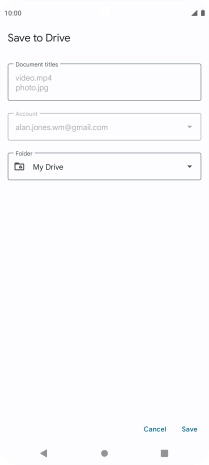 Press the field below 