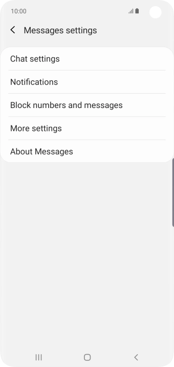 Press More settings.