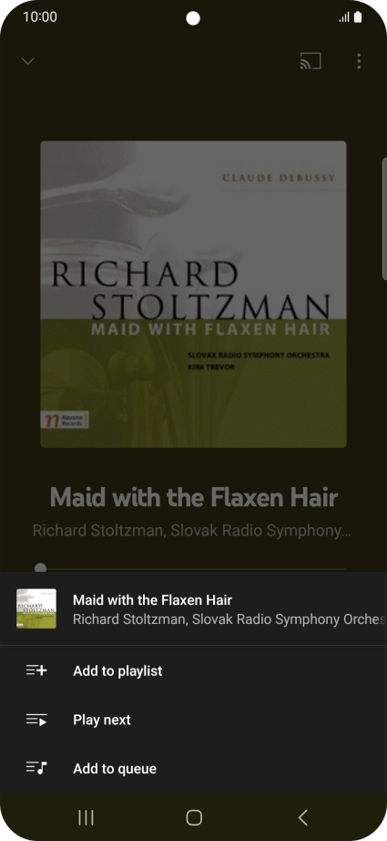 Press Add to playlist.