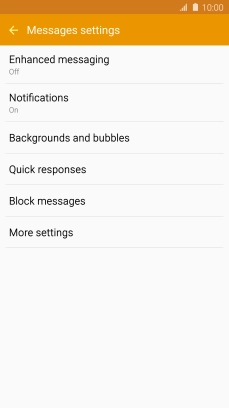 Press More settings.