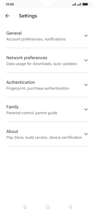 Press Network preferences.