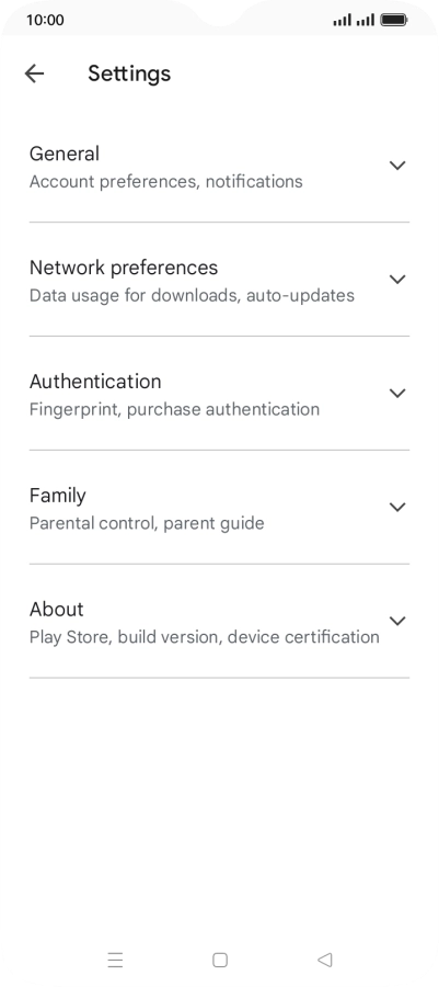 Press Network preferences.