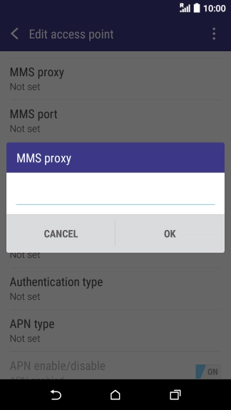 Key in 10.202.002.060 and press OK.