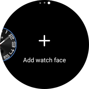 Press Add watch face.