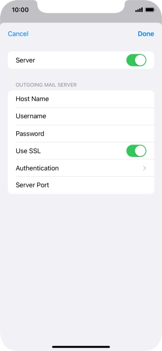 Press Authentication.