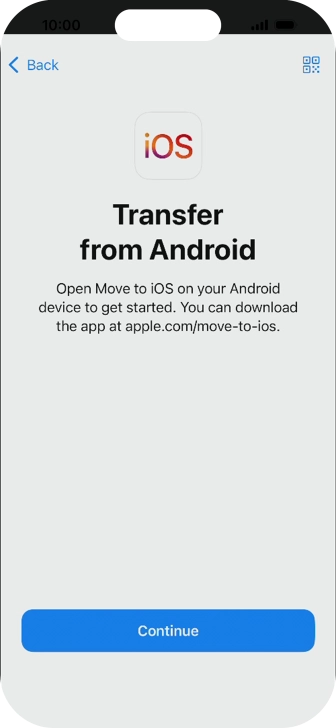 To transfer content to your phone, you need to install the app 