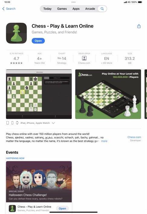 Slide your finger upwards starting from the bottom of the screen to return to the home screen.