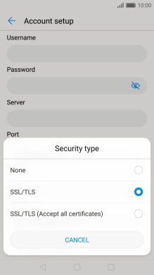 Press None to turn off the function.