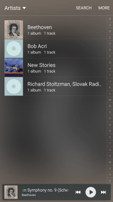 Press the drop down list in the top left corner of the screen.