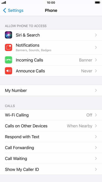 Press Announce Calls.