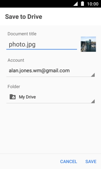 Press the drop down list below 