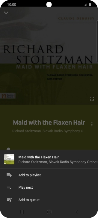 Press Add to playlist.