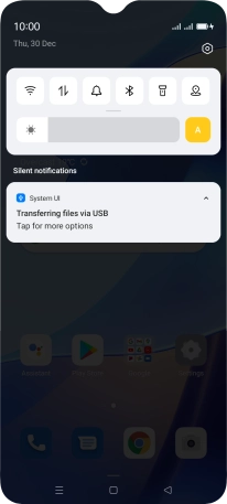 Press Tap for more options.