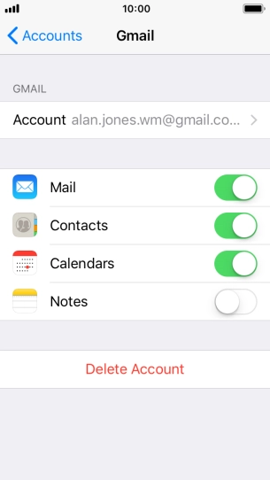 Press the Home key to return to the home screen.