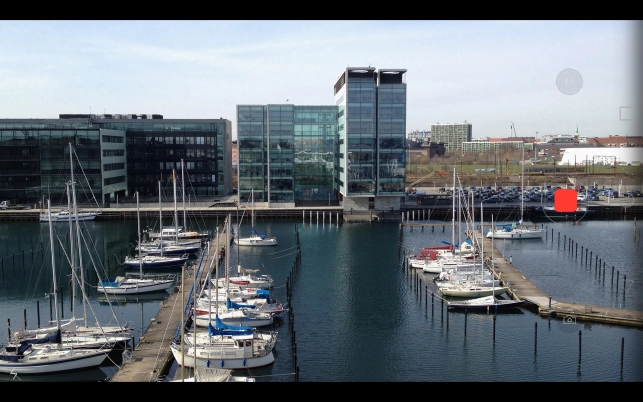 Press the stop icon to stop recording.