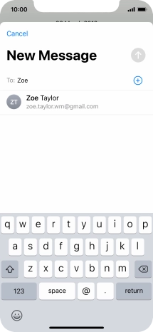 Press the required contact.