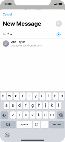 Press the required contact.