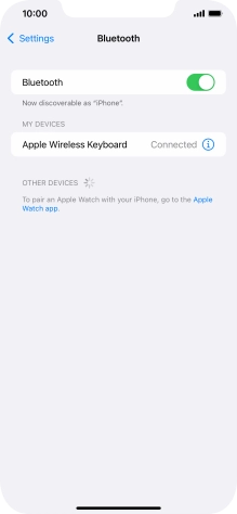 Slide your finger upwards starting from the bottom of the screen to return to the home screen.