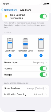 Press Notification Grouping.