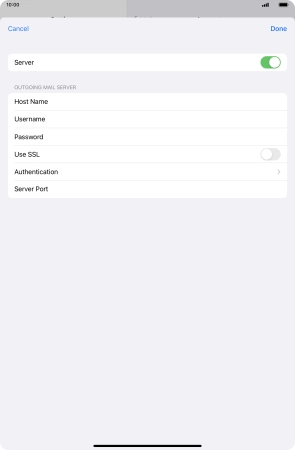 Press Authentication.