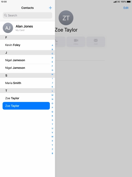 Press the Home key to return to the home screen.