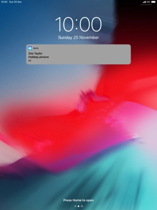 Press the required notification and follow the instructions on the screen to use the selected function.