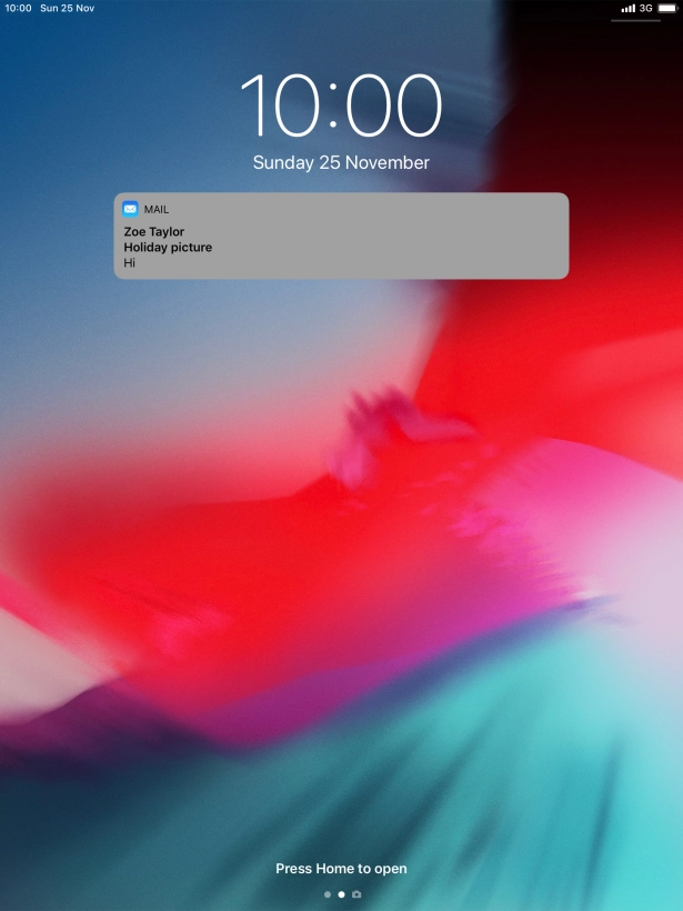Press the required notification and follow the instructions on the screen to use the selected function.