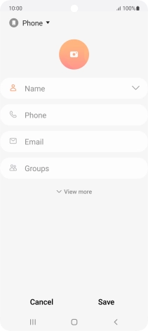 Press Name and key in the required name.