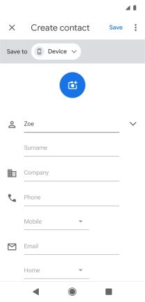 Press Surname and key in the required last name.