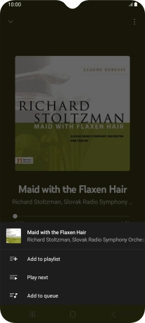 Press Add to playlist.