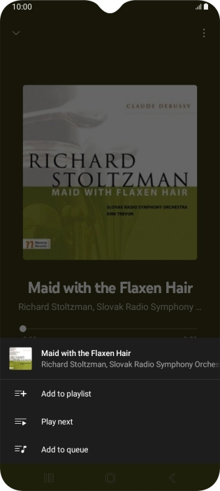 Press Add to playlist.