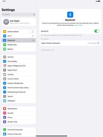 Slide your finger upwards starting from the bottom of the screen to return to the home screen.