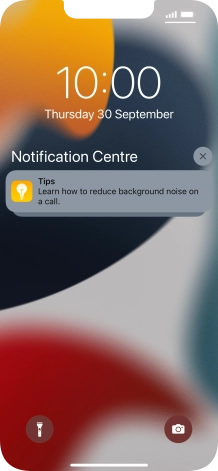 Press the required notification and follow the instructions on the screen to use the selected function.