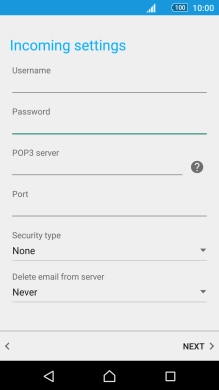 Press the field below 