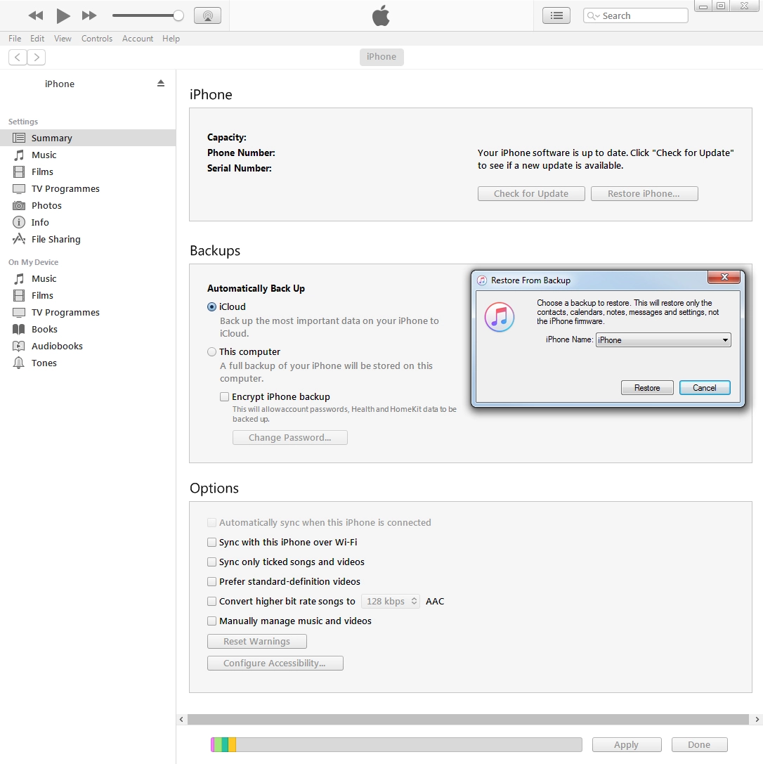 Click the drop down list next to 