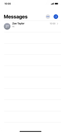Press the new message icon.