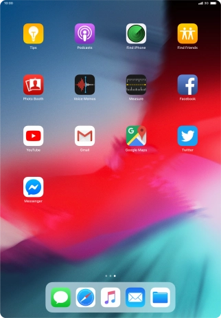 Press and hold the required app until the icons start to jiggle.