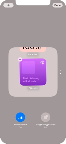 Press Smart Rotate to turn the function on or off.