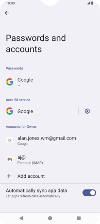 Press the Home key to return to the home screen.
