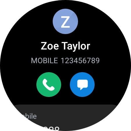 Press the call icon.