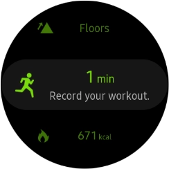 Press the activity icon.