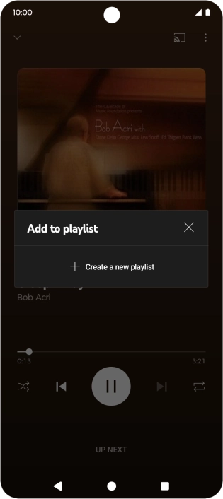 Press Create a new playlist.