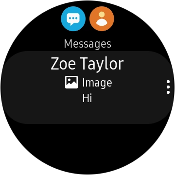 Press the required picture message.