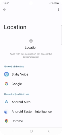 Press the required app.