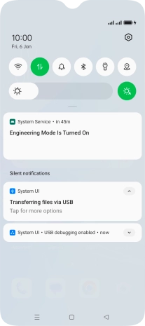 Press Tap for more options.
