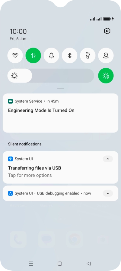 Press Tap for more options.