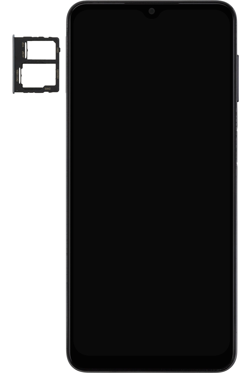 Turn your SIM so the angled corner of the SIM matches the angled corner of the SIM holder and place your SIM in the SIM holder.