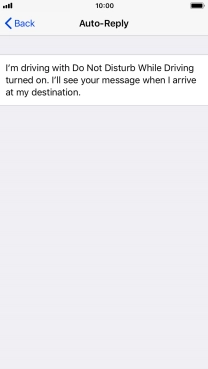 Press the Home key to return to the home screen.